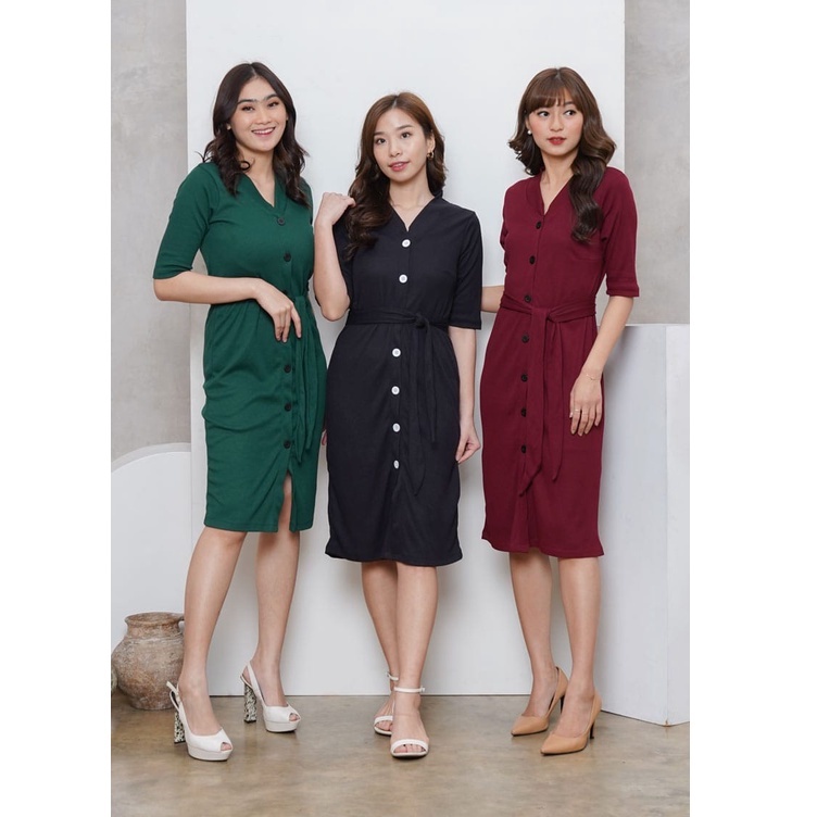 Dress Knit Amanda Pakaian Wanita