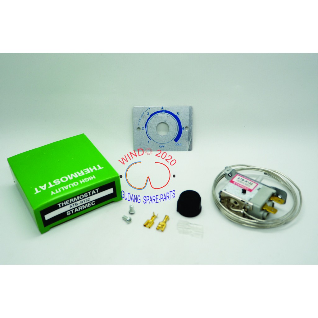 THERMOSTAT ATB-R 132 | THERMOSAT KULKAS | THERMOSTAT SHOWCASE / FREZER /  KULKAS 2PINTU / UNIVERSAL