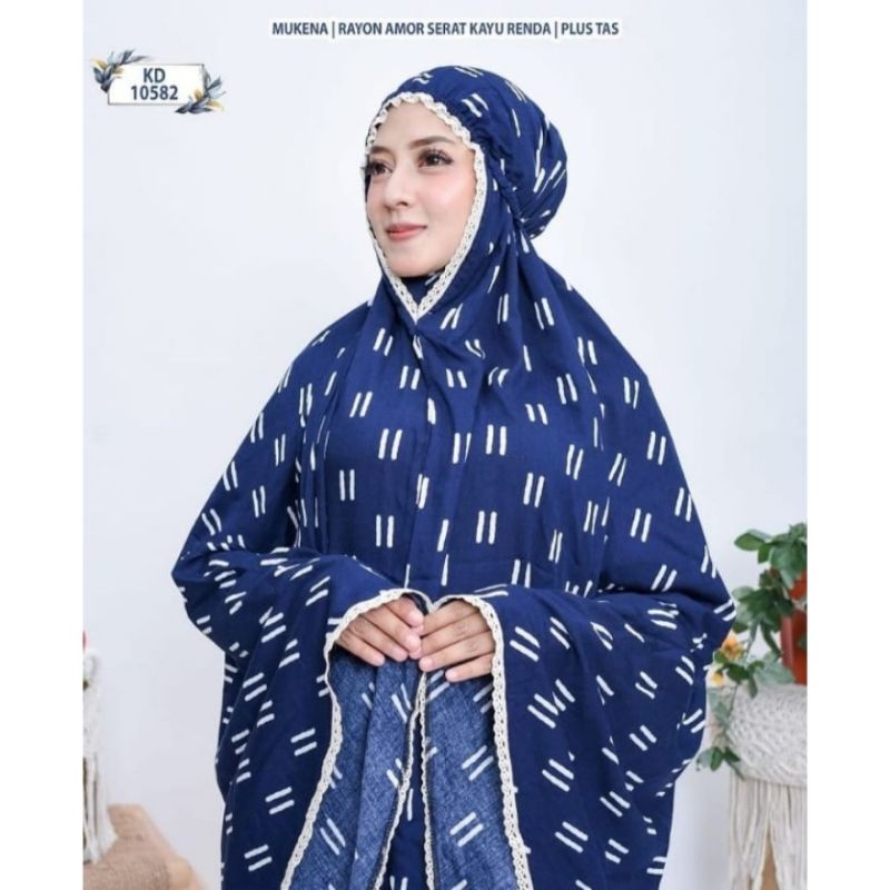 MUKENA DEWASA RAYON RENDA MOTIF ALAT SHOLAT WANITA PERLENGKAPAN IBADAH