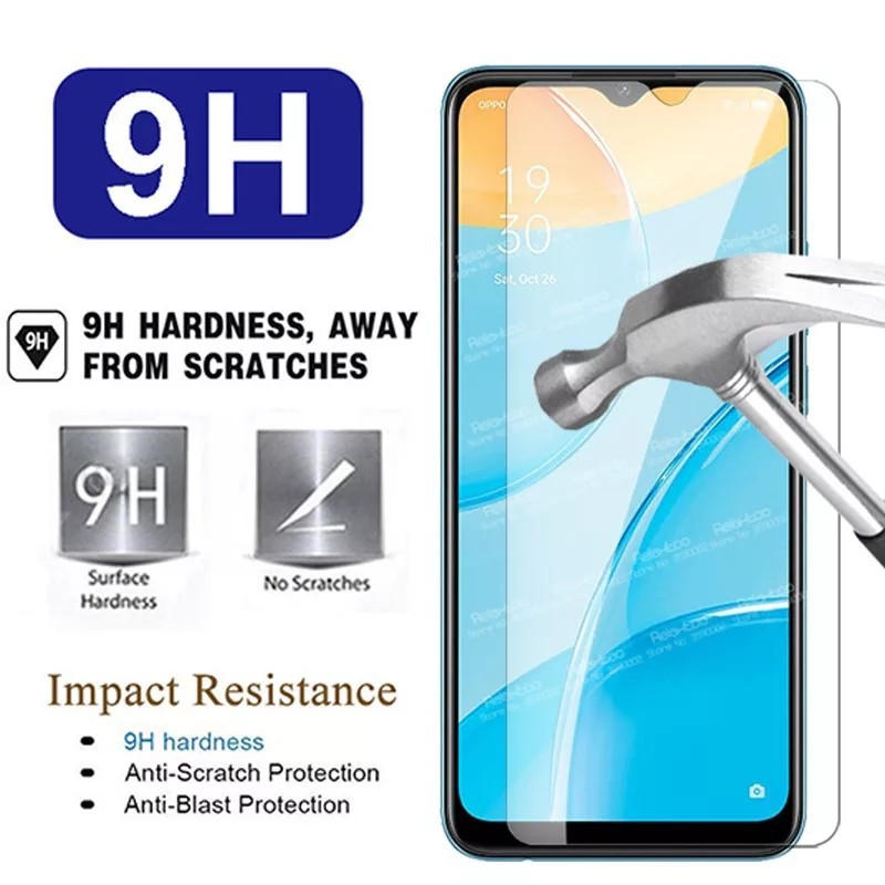 Tempered Glass OPPO A15s  Pelindung Layar Terbaru Screen Protector Handphone Clear