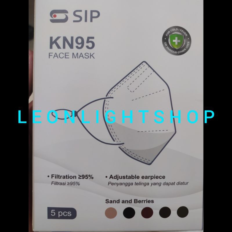 ACE HARDWARE S SIP SET 5PCS MASKER KN-95 ANTI VIRUS/FACE MASKS KN95/MASKER MEDIS RUMAH SAKIT KN95