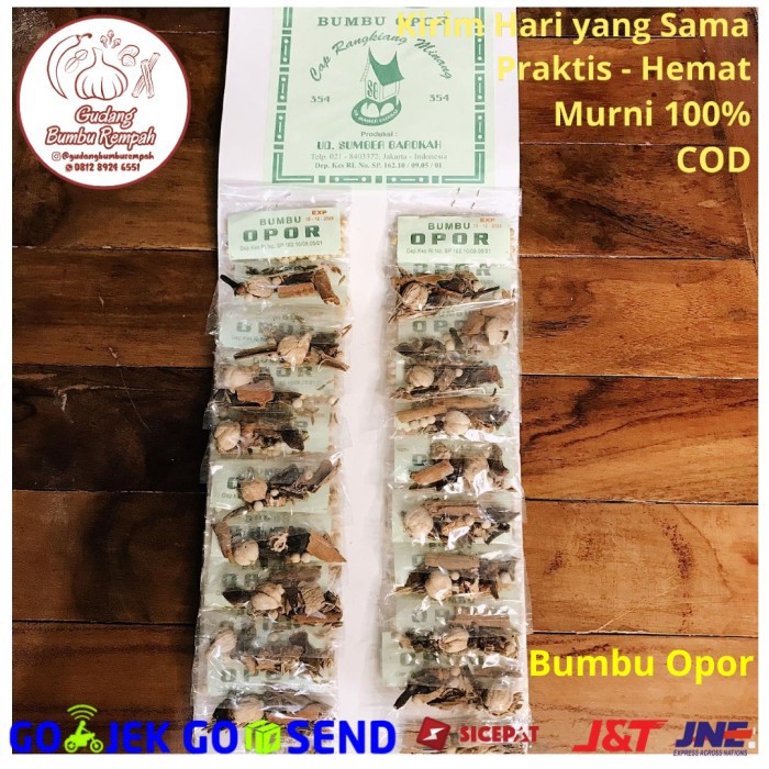 

Bumbu Opor Ayam Rempah Bumbu Dapur Super