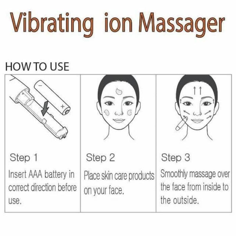 Setrika wajah ion face massager Skin Care