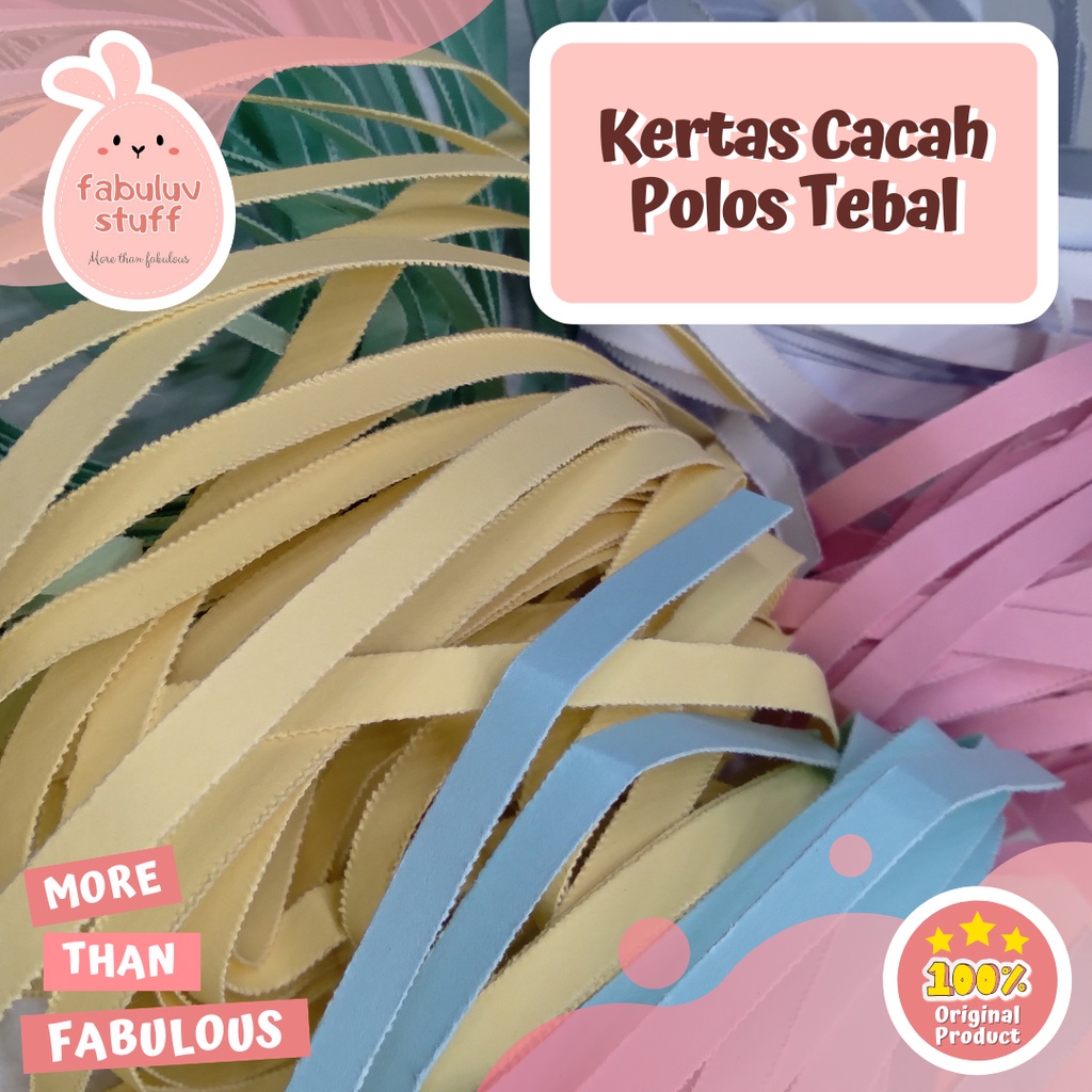 

Kertas Cacah ~ Permukaan Warna Polos ( Cukup Tebal )