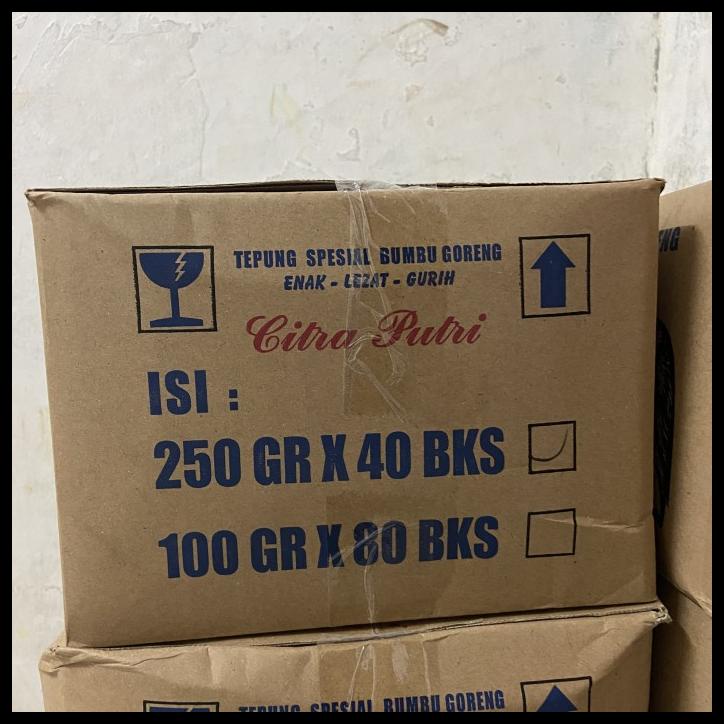 

TERBARUU!! Tepung Citra Putri 250 Gr x 40 Bks / Tepung Bumbu Goreng COD