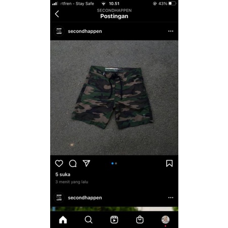 maternal walkshort camo