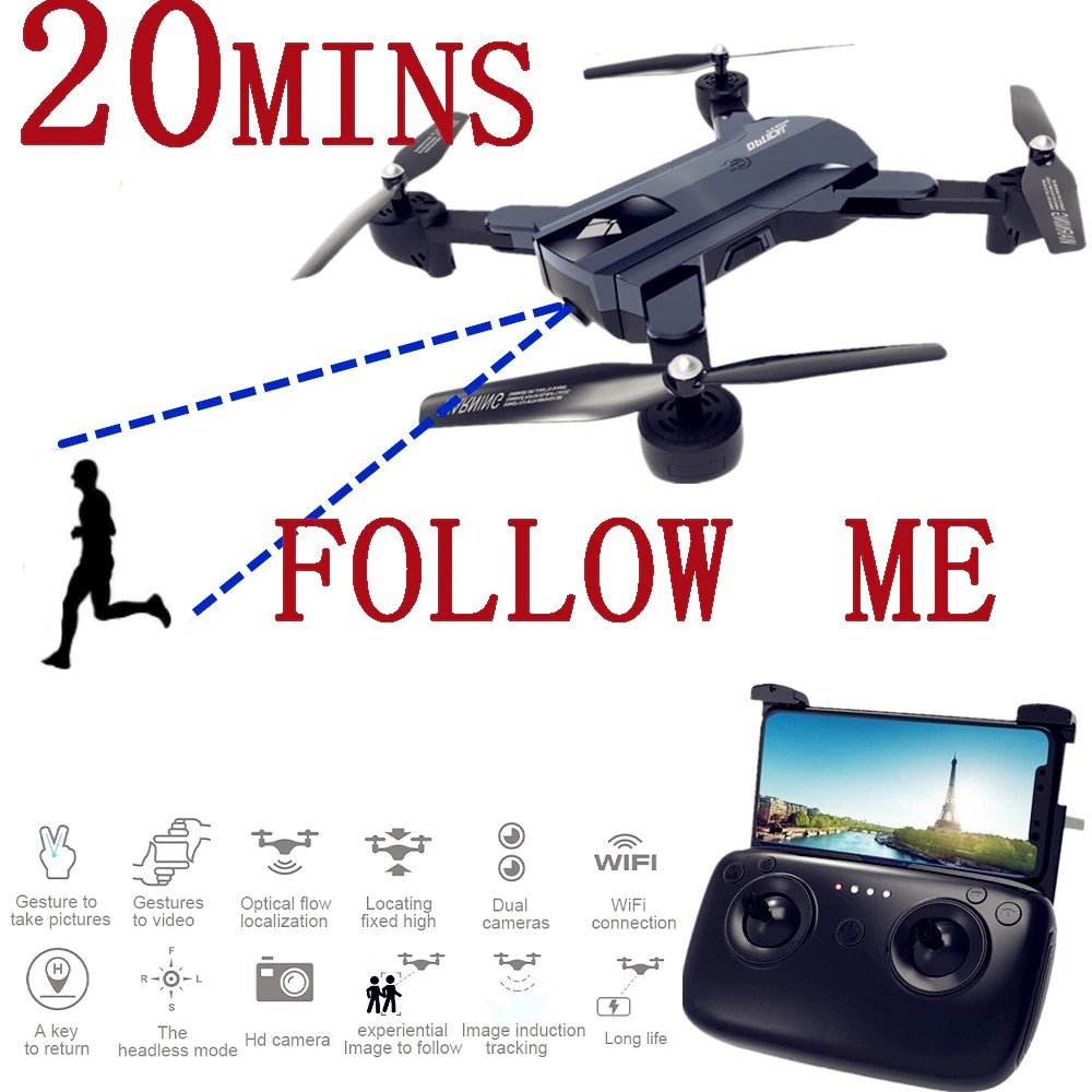Import X196 Drone 20 mins Drones with Camera HD 2MP RC Racing Drone Follow Me FPV RC Quadcopter