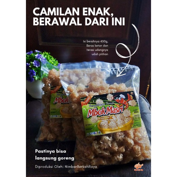 

Rengginang terasi MBOK MASRI khas Probolinggo, NANG GINANG, GIGINANG, INANG INANG, Cemilan camilan snek snack kerupuk keripik gurih enak siap goreng