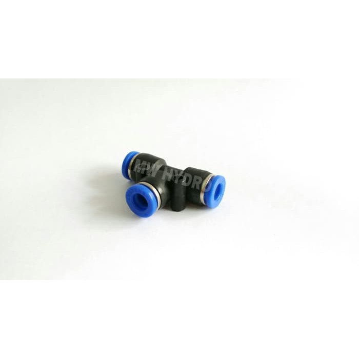 Tee 6 mm - PU Quick Connector / Fitting Push In - Plastik