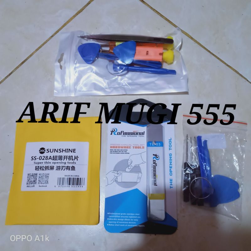 alat servis Obeng 10 in 1+Besi TE-03+Besi SS-028A+obeng 8 in 1