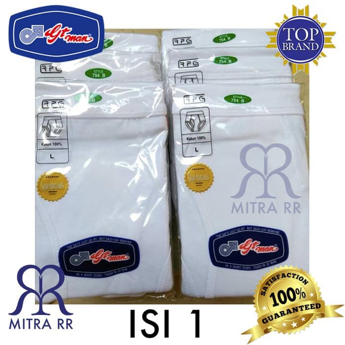 MitraRR Celana Dalam Pria GT Man Original 704 BW / CD Pria / Harga 1 PCS