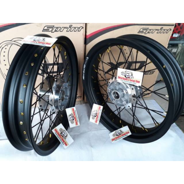 Paketan Velg Pelek 250 300 Vixion new Vixion old Mx King Rx king MX new Jupiter MX lebar sama stel