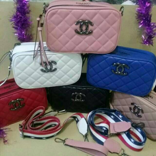 Tas chanel ori+bonus dompet batik