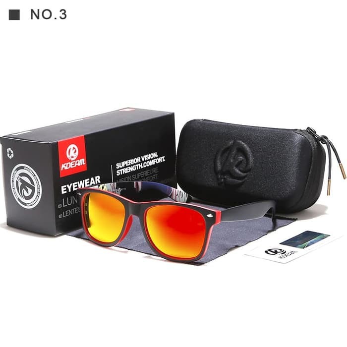 KADEAM UV400 Polarized Sunglasses KACAMATA LARI - RED