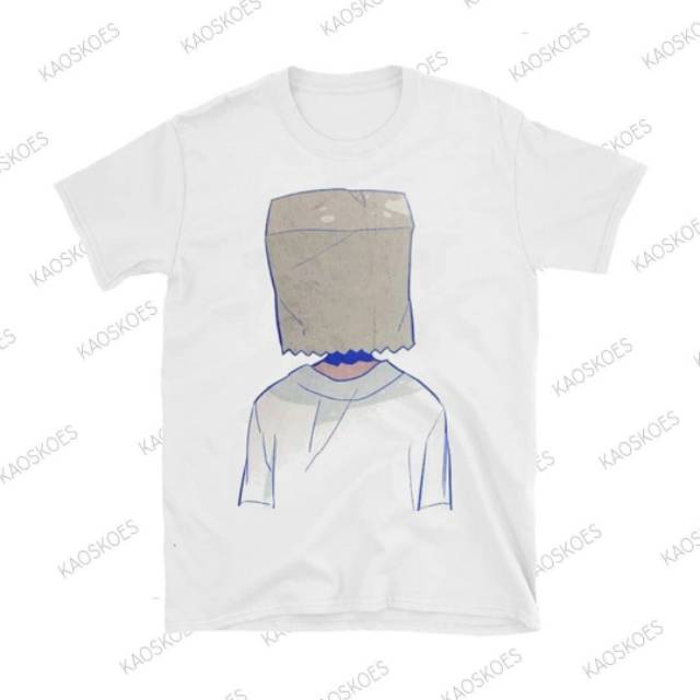 

Kaos Anime - Paper Bag Head