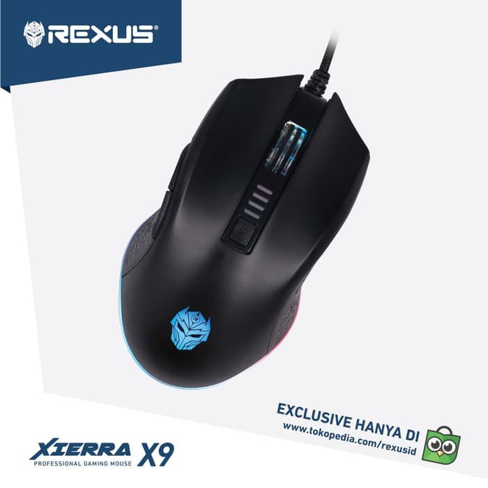 JUAL Rexus Mouse Gaming Xierra X9 [ FS ] MURAH