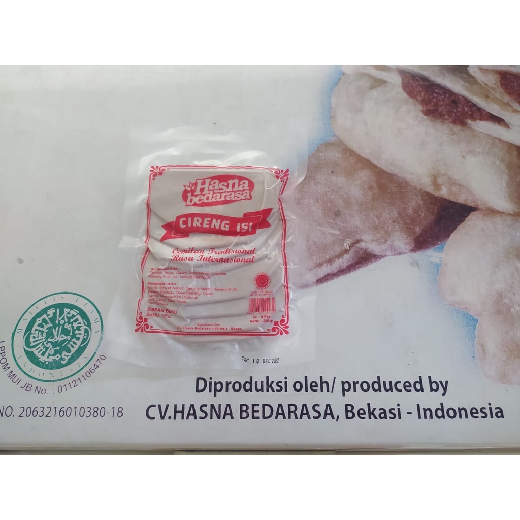 Cireng Isi Ayam Pedas Makanan Khas Bandung Kemasan Vacum Hasna Bedarasa