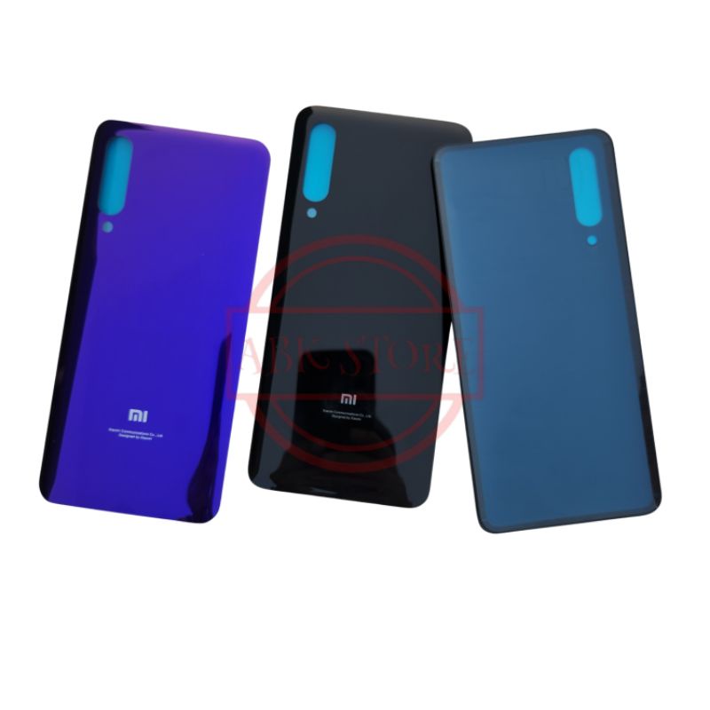 TUTUP BELAKANG BACKDOOR COVER BATERAI BACK GLASS XIAOMI MI 9 / BACK CASING BACKCOVER XIAOMI MI9