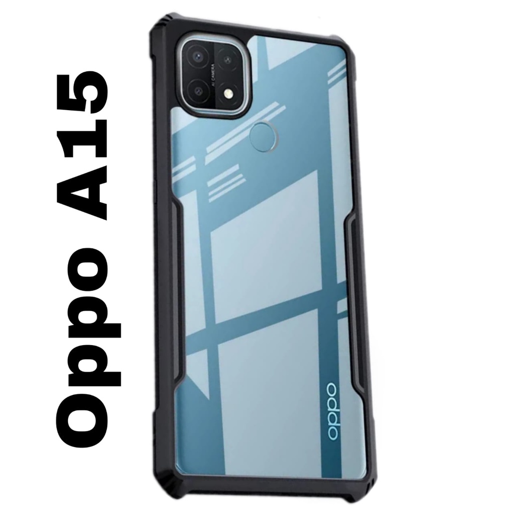 PROMO Case OPPO A15 / OPPO 15s Softcase Armor Shockproof Fushion Case Transparan