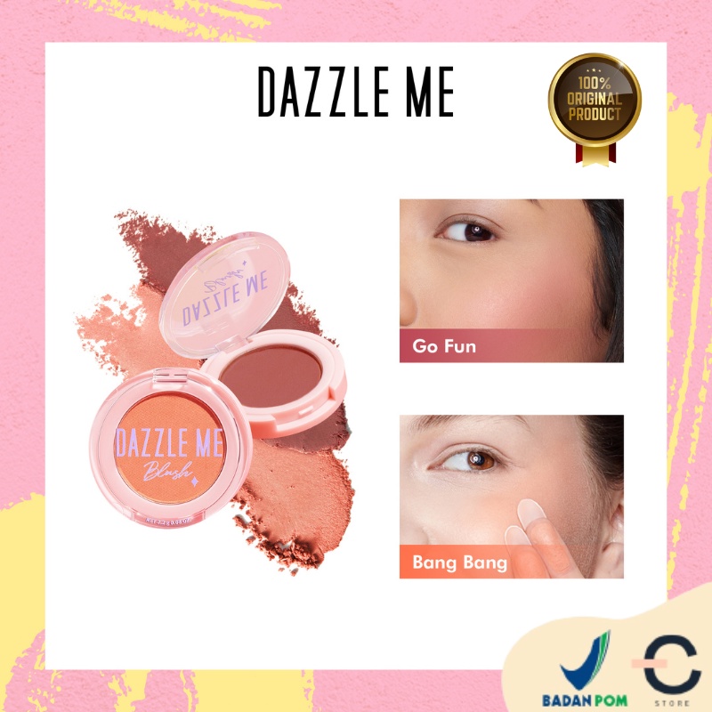 [ORI &amp; BPOM] DAZZLE ME Sweet Girl Blush On | Long Lasting High Pigmented Powder Matte Cheek Blusher