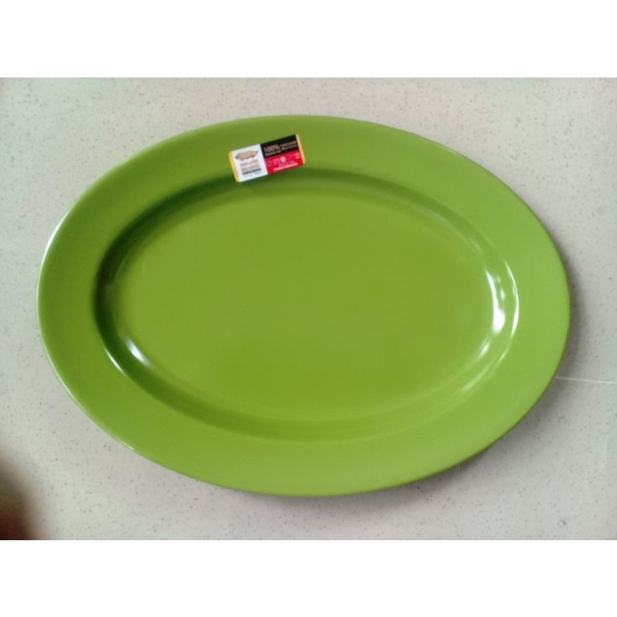 GOLDEN DRAGON P0310 Piring Oval 10 inch - Piring Melamine