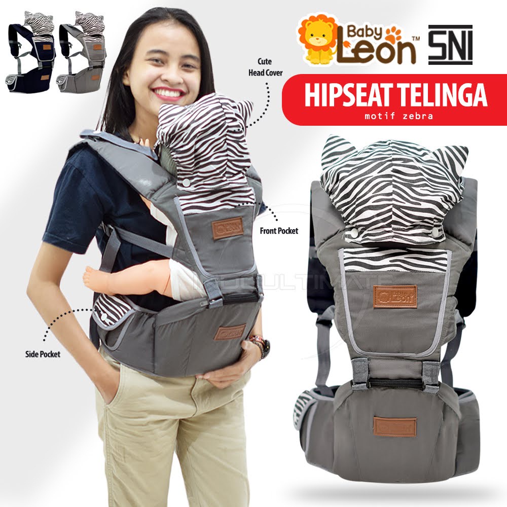 5in1 Way Gendongan Hipseat Bayi BABY LEON + Pelindung Kepala BY-479 BY-490 Gendongan Bayi Model Terbaru Gendongan Bayi Depan Duduk Gendongan Bayi Samping Gendongan Multifungsi Gendongan Bayi Instan Anti Pegal Baby Carrier BY-481 (Tanpa Topi)