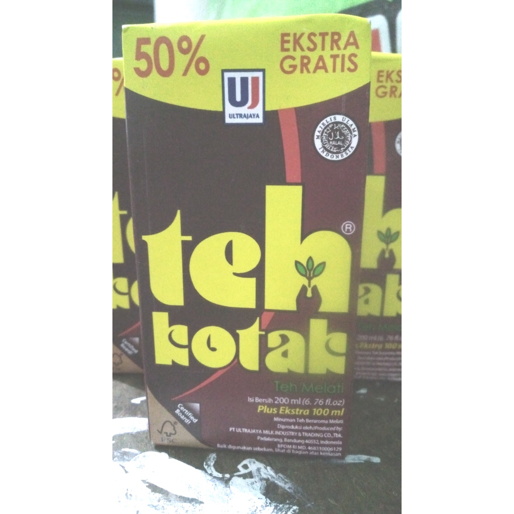 

5 pc MINUMAN TEH MELATI TEH KOTAK 200ml