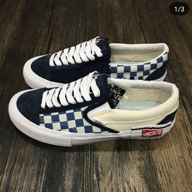 vans vault slip on blue
