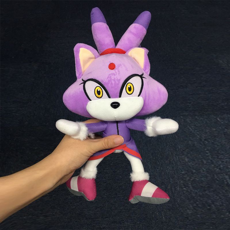 28/40cm Sonic The Hedgehog Plush Toy Soft Stuffed Doll Shadow Amy Rose Knuckle Tail