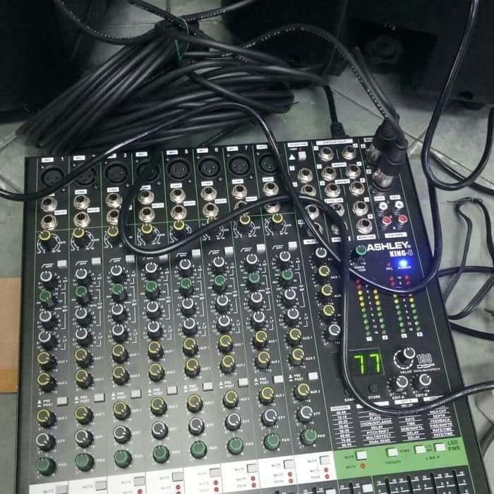 MIXER AUDIO ASHLEY KING 8 note 8CH ORIGINAL