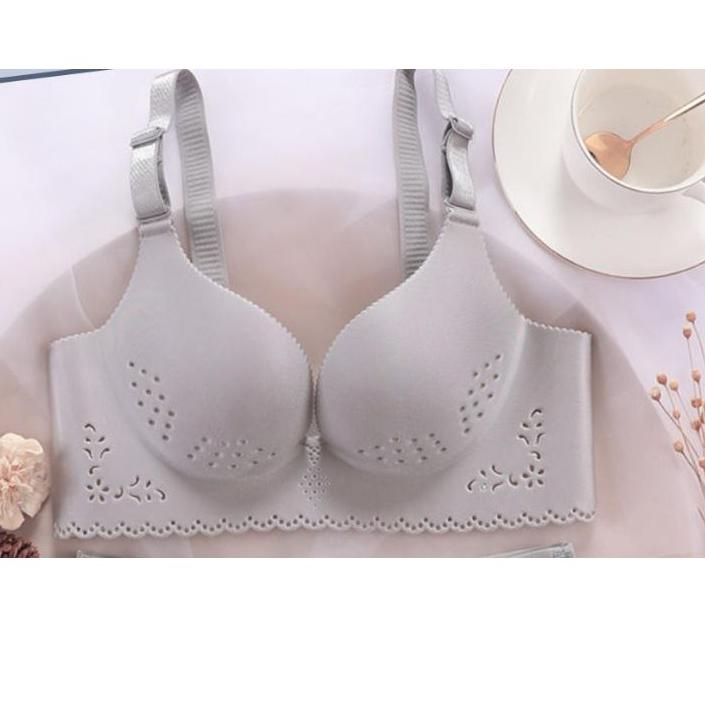 Bra Wanita Super Jumbo Bra Push Up  Busa Tipis Big Size 36-46 Cup E Bra SEAMLESS 102#