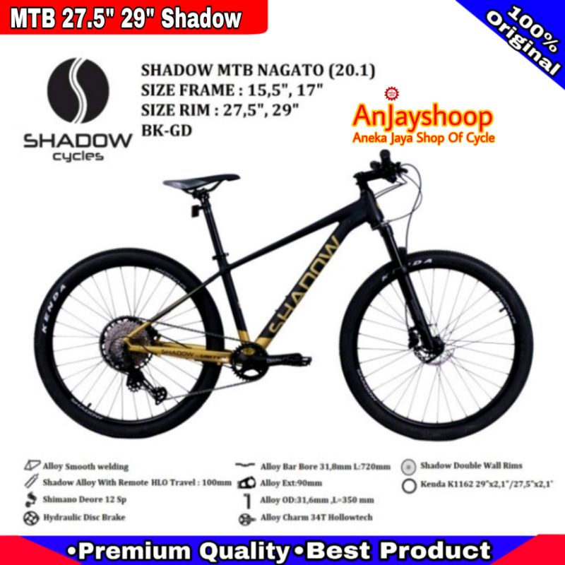 Sepeda Gunung MTB 27.5 Mtb 29 Shadow Nagato by united