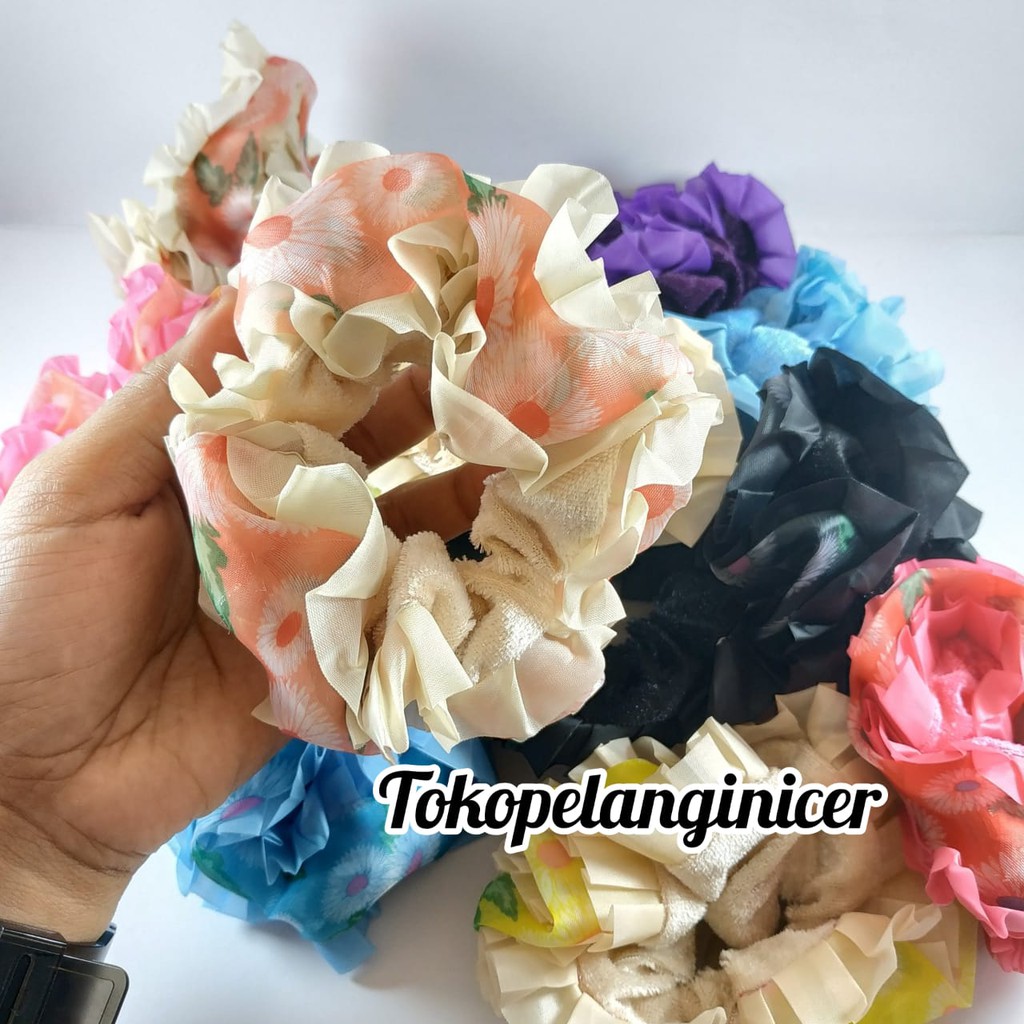 Ikat rambut wanita IKAT RAMBUT kunciran voal Murah Tokopelanginicer