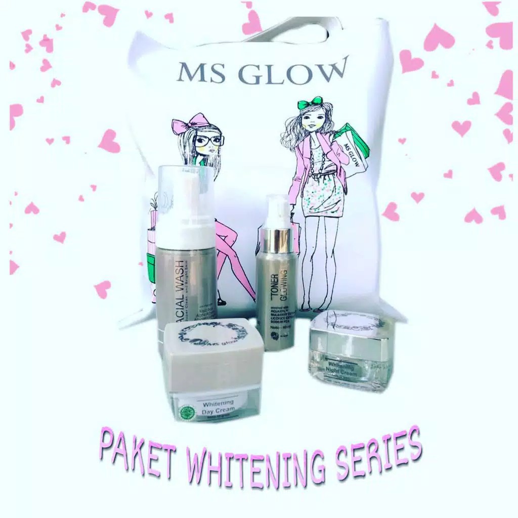 MS GLOW PAKET WHITENING SERIES ORIGINAL