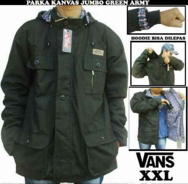 Jaket Parka Jumbo XXL  Unisex Pria Wanita