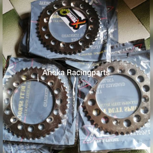 Gir belakang klx 150 dtracker 43 44 45 428 xtreme heavy duty / gir klx dtracker