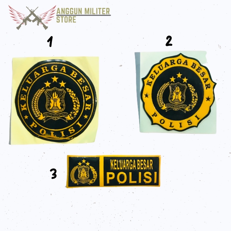 

Stiker Polisi / Stiker keluarga besar polisi / Stiker logo polisi