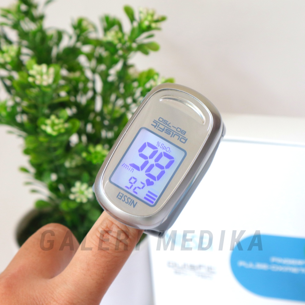 Pulse Oximeter Nissei BO-750 - Alat Ukur Kadar Oksigen Dalam Darah Made In JAPAN