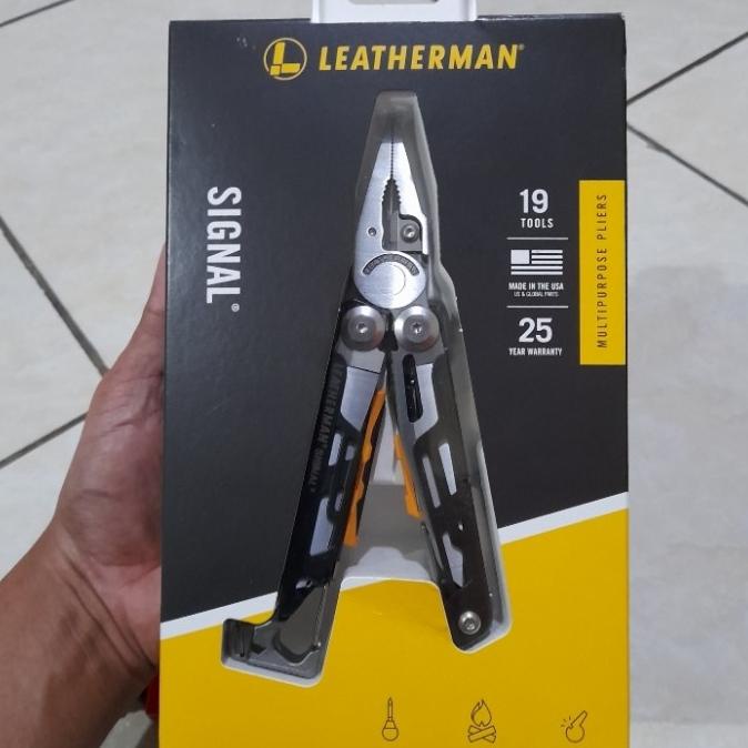 '+'+'+'+] LEATHERMAN ALAT SAKU / TANG MULTIFUNGSI SIGNAL HANGPACK HITAM