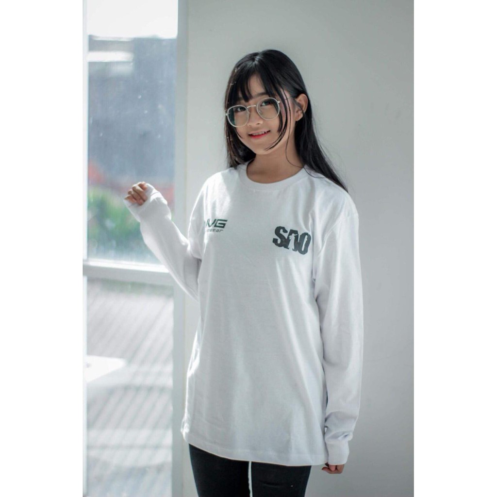 Longsleeve Sword Art Online SAO Anime Manga Color White