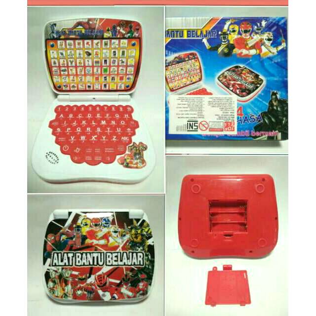 Mainan Edukasi Model Laptop 4 Bahasa