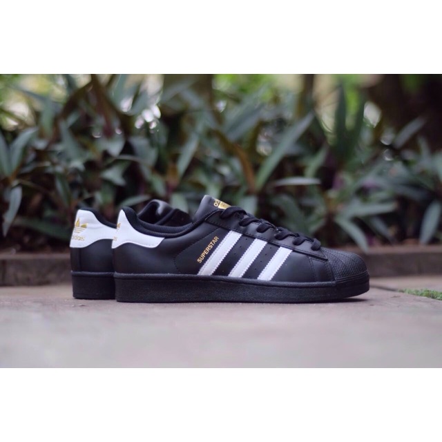 Sepatu Casual Original Adidas Superstar Black White