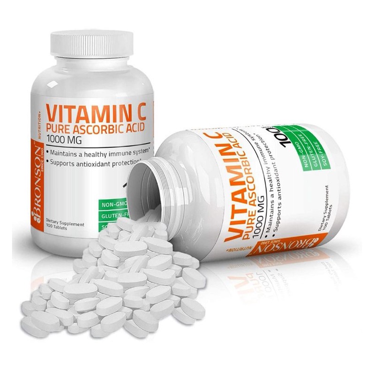 BRONSON Vitamin C 1000mg - 100 Tablets.