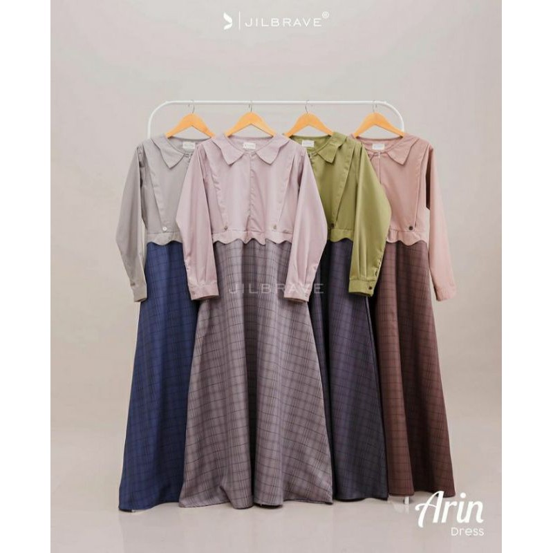 Jilbrave Official Arin Dress Aksen Cute Wave