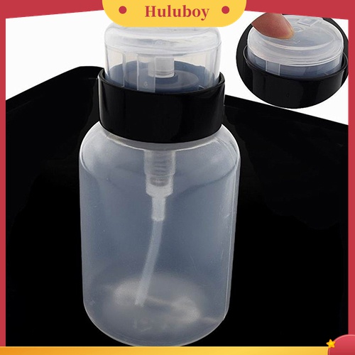 Huluboy Huluboy♡ Botol Kosong Penyimpanan Aseton Pembersih Kutek UV Gel Untuk Nail Art