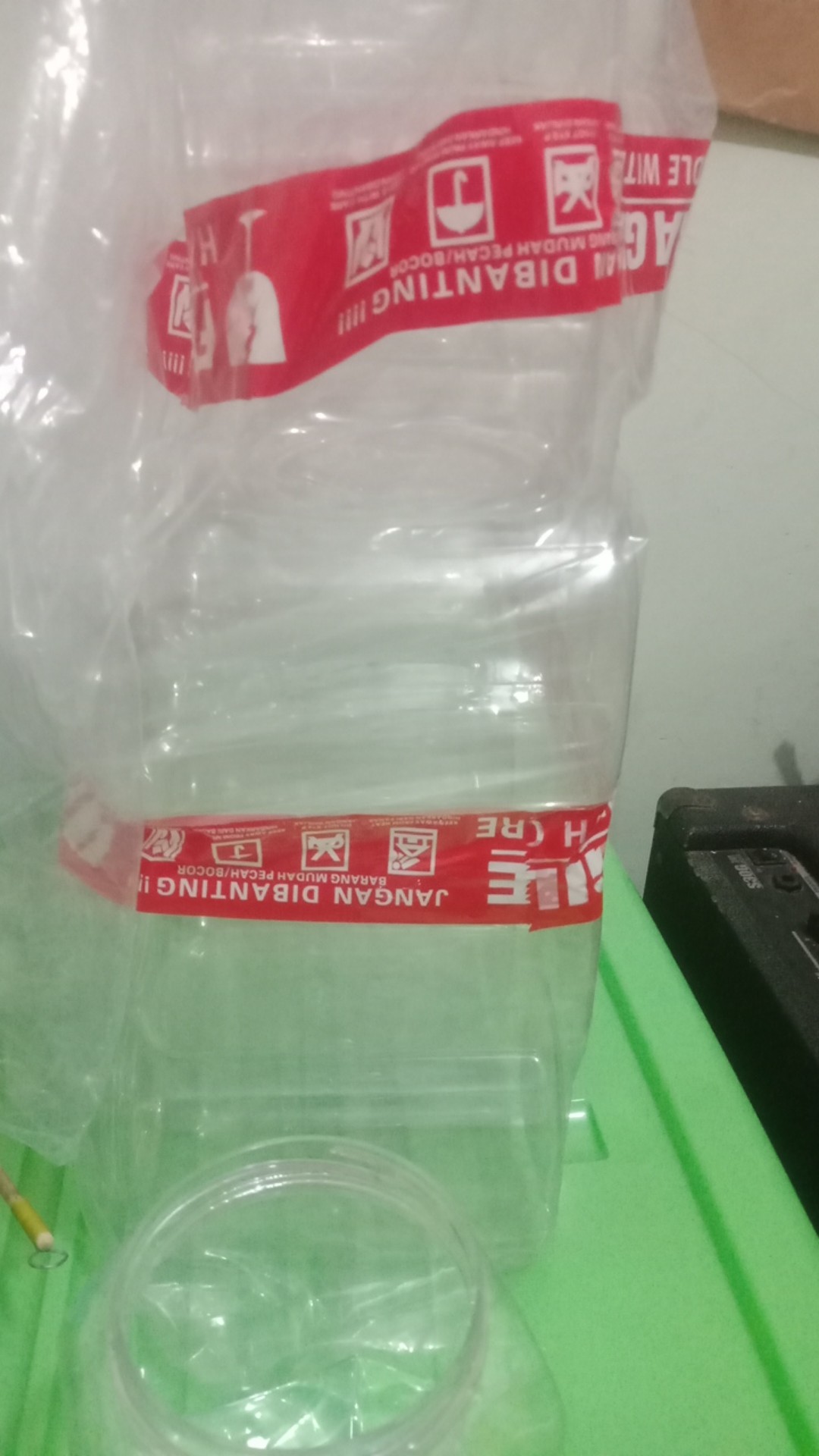 Toples Plastik 2 Liter 1 Pack Tanpa Tutup Khusus Grab / Gojek / Shope Express Instan