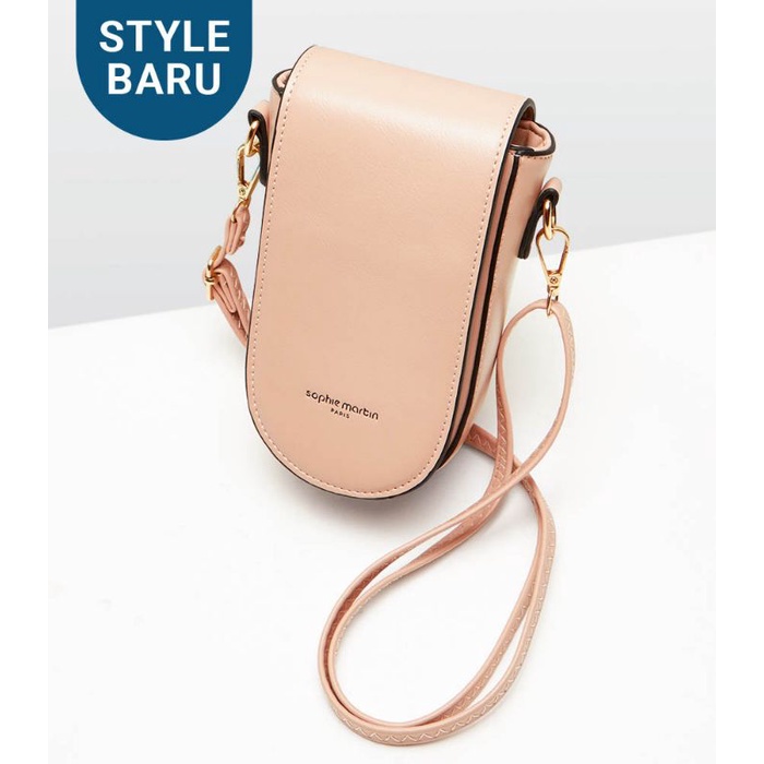Tas Dompet Hp Selempang Wanita Import Jims Pink shopie Sophie Martin Paris original shopi shopee sho