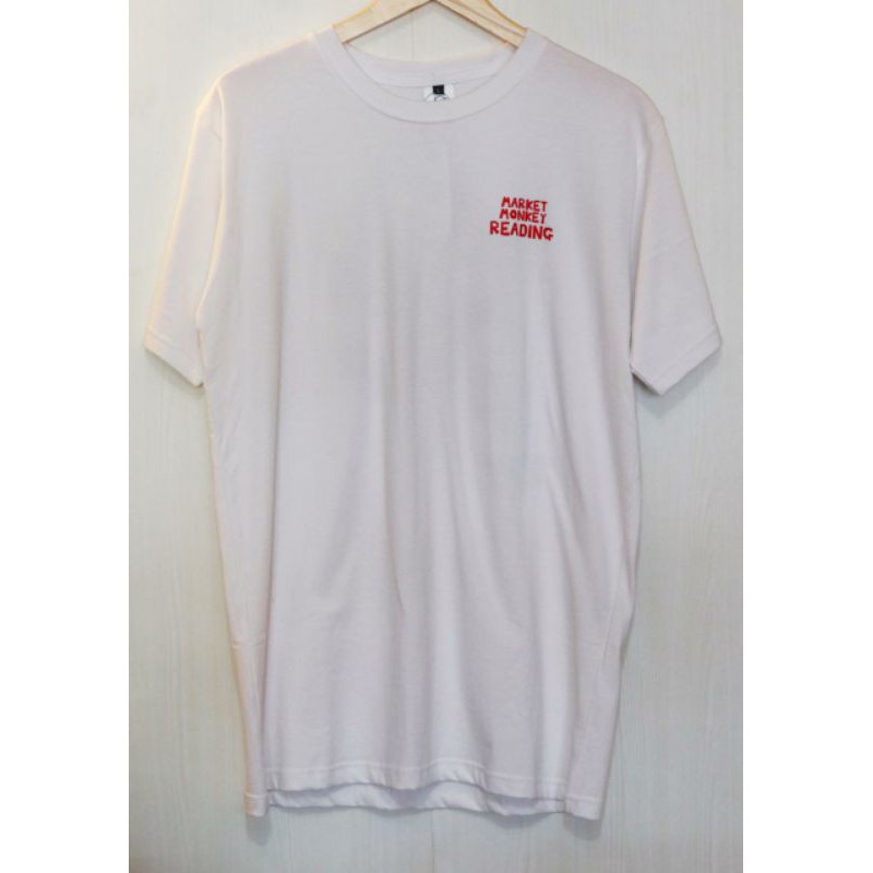 

MARKET MONKEY SCHOOL WHITE BAJU ATASAN KAOS UNISEX MURAH KAOS DISTRO BAJU COWO KAOS MONYET ORI PUTIH