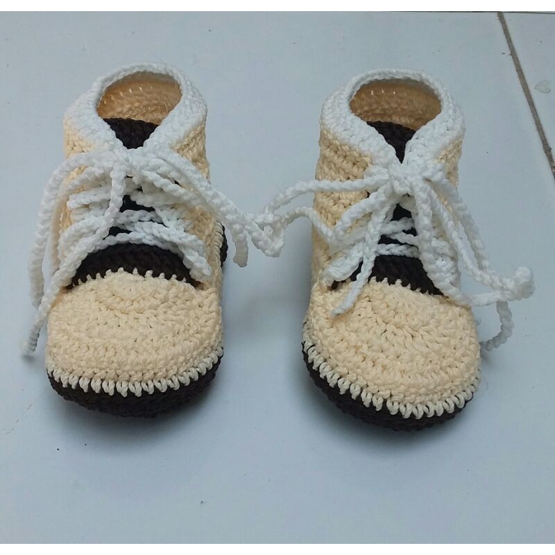 sepatu bayi boot rajut custom heandmade terbaru murah