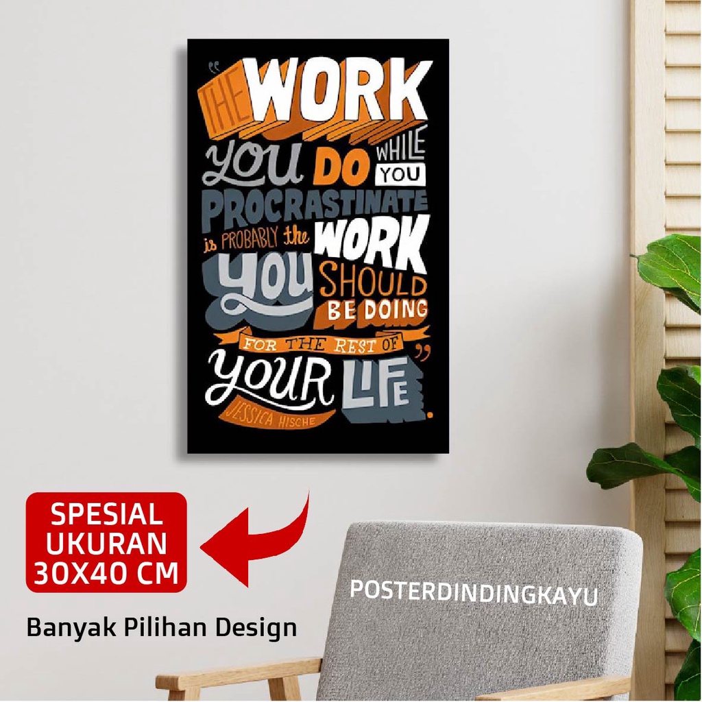 Jual Hiasan Dinding Pajangan Aesthetic Tulisan Quotes Motivasi Bahasa